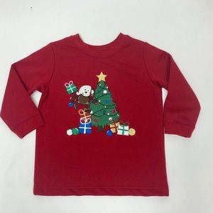 Starting Out Christmas Tees 24 M boy Top Red New